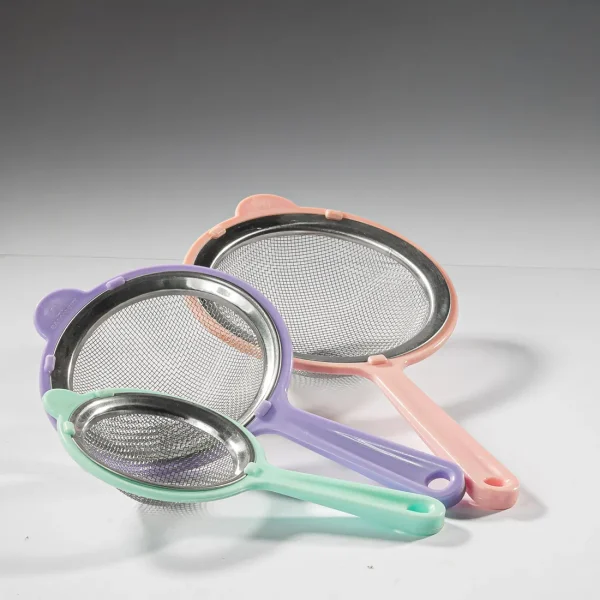Steel Strainer Set, Coloured